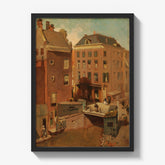 The Osjessluis near Kalverstraat in Amsterdam by Charles Rochussen - thumbnail_1_bf_66fdb6558213847b6f357aa7